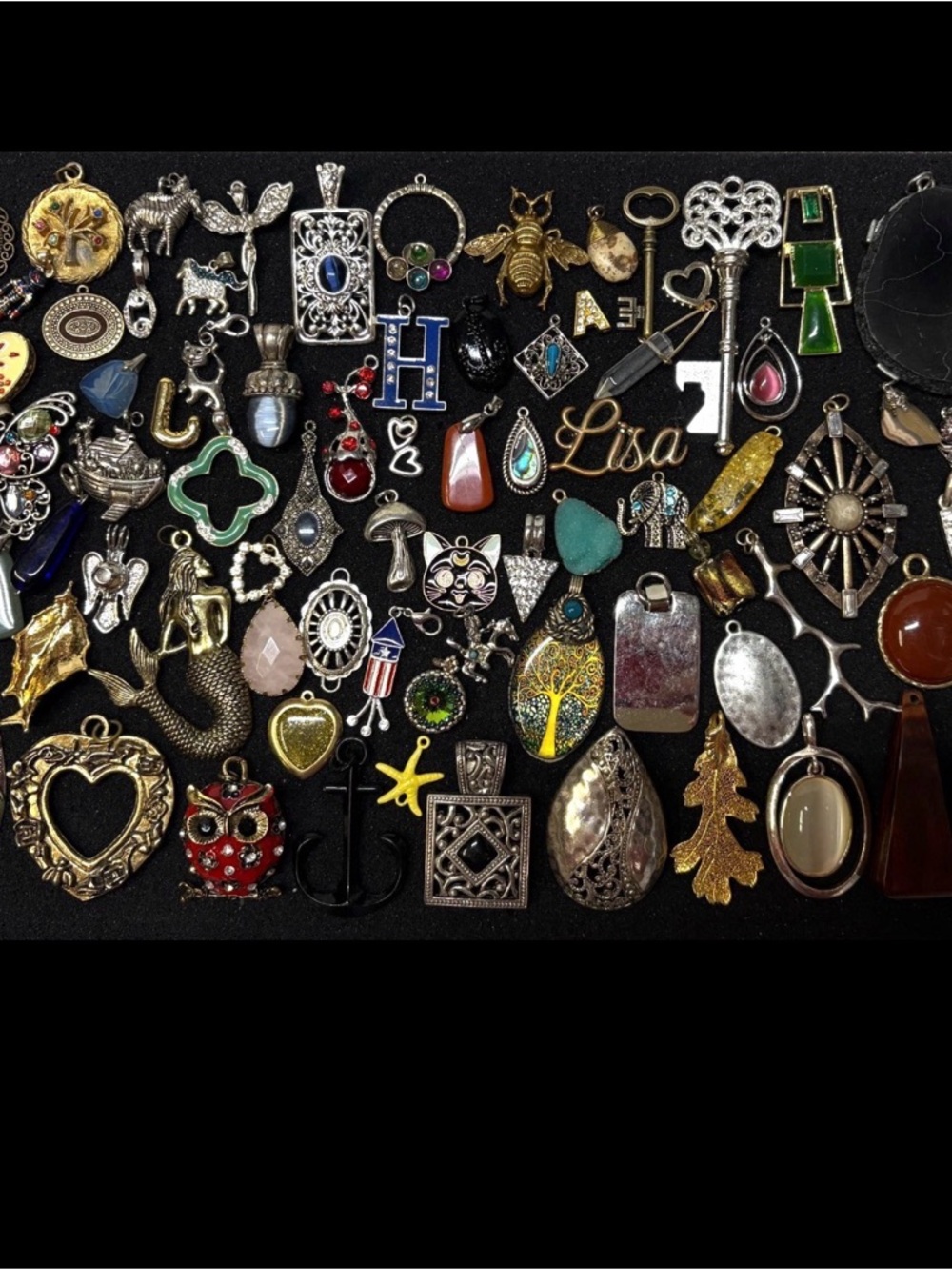 ❤️NEW 1 LB “BOTTOM OF THE BOX” jewelry lot~ Brooches rings pendant Treasure Hunt